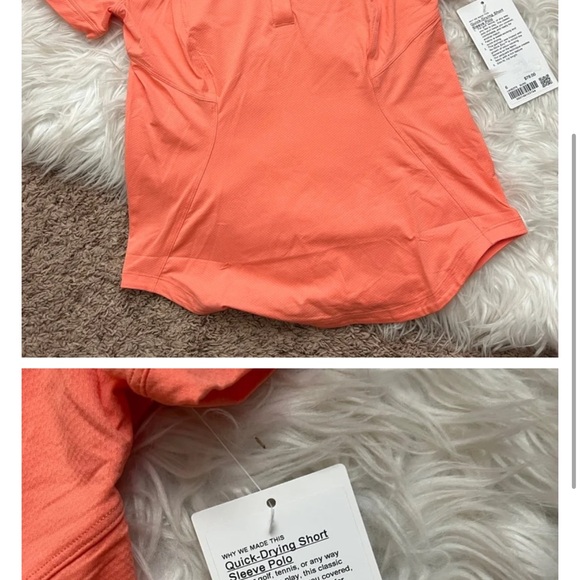 Lululemon quick dry short sleeve polo - Picture 2 of 3
